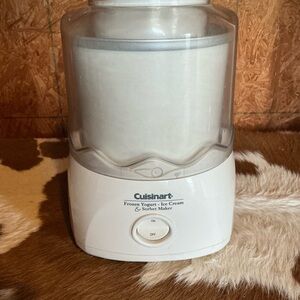 Cuisinart Ice Cream Frozen Yogurt and Sorbet Maker Model ICE-20EBWS